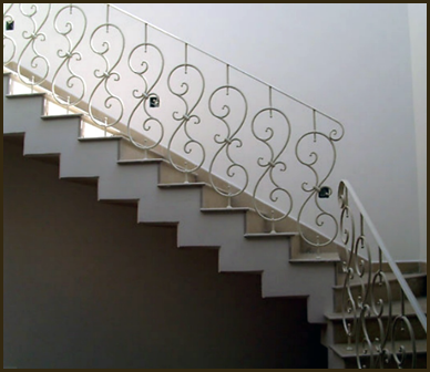 Rampe, escalier, en, fer forgé, ferronnerie, d’art, rampe escalier pas cher,  